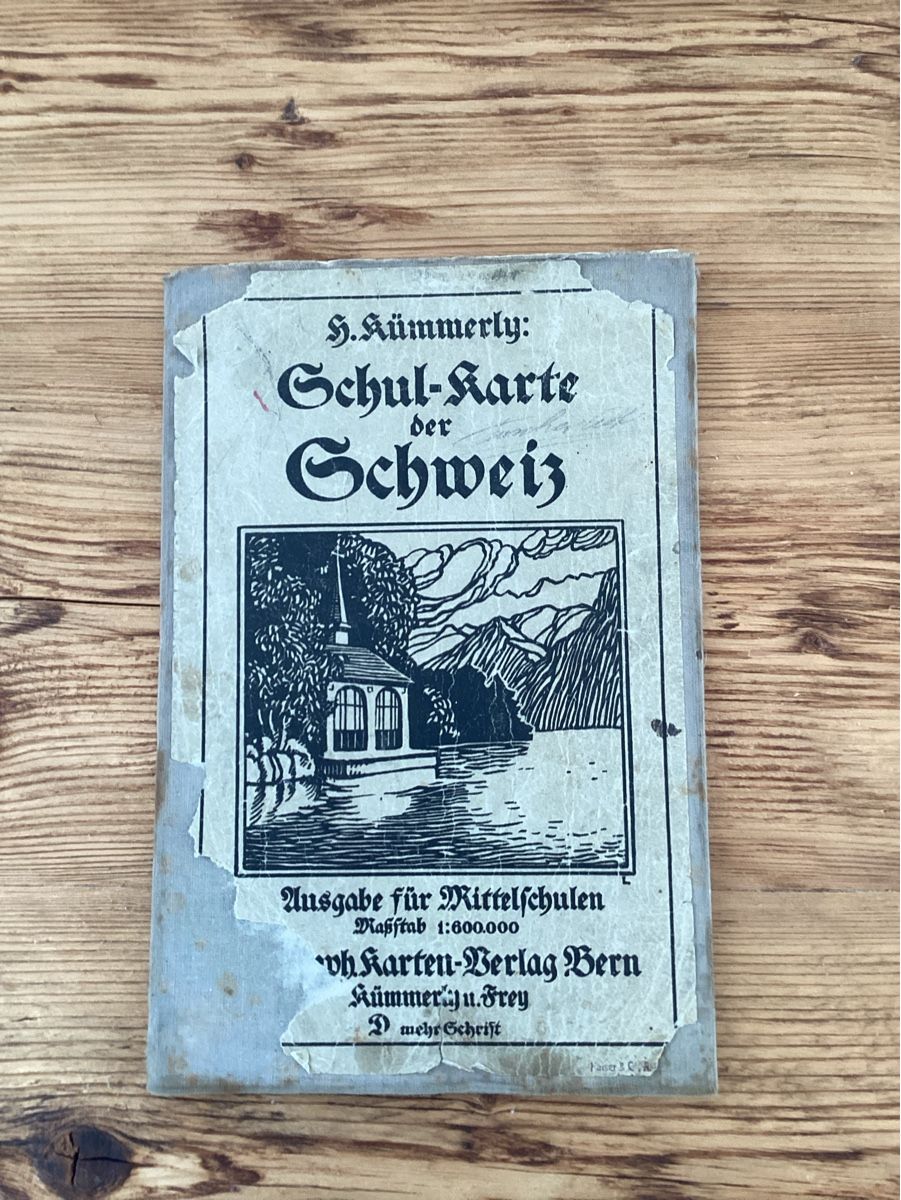 Cartine & Atlanti: Schulkarte der Schweiz – Difettoso da Wassen UR venduto da SABDOM