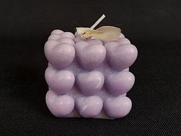 BUBBLE Duft Kerze Lila