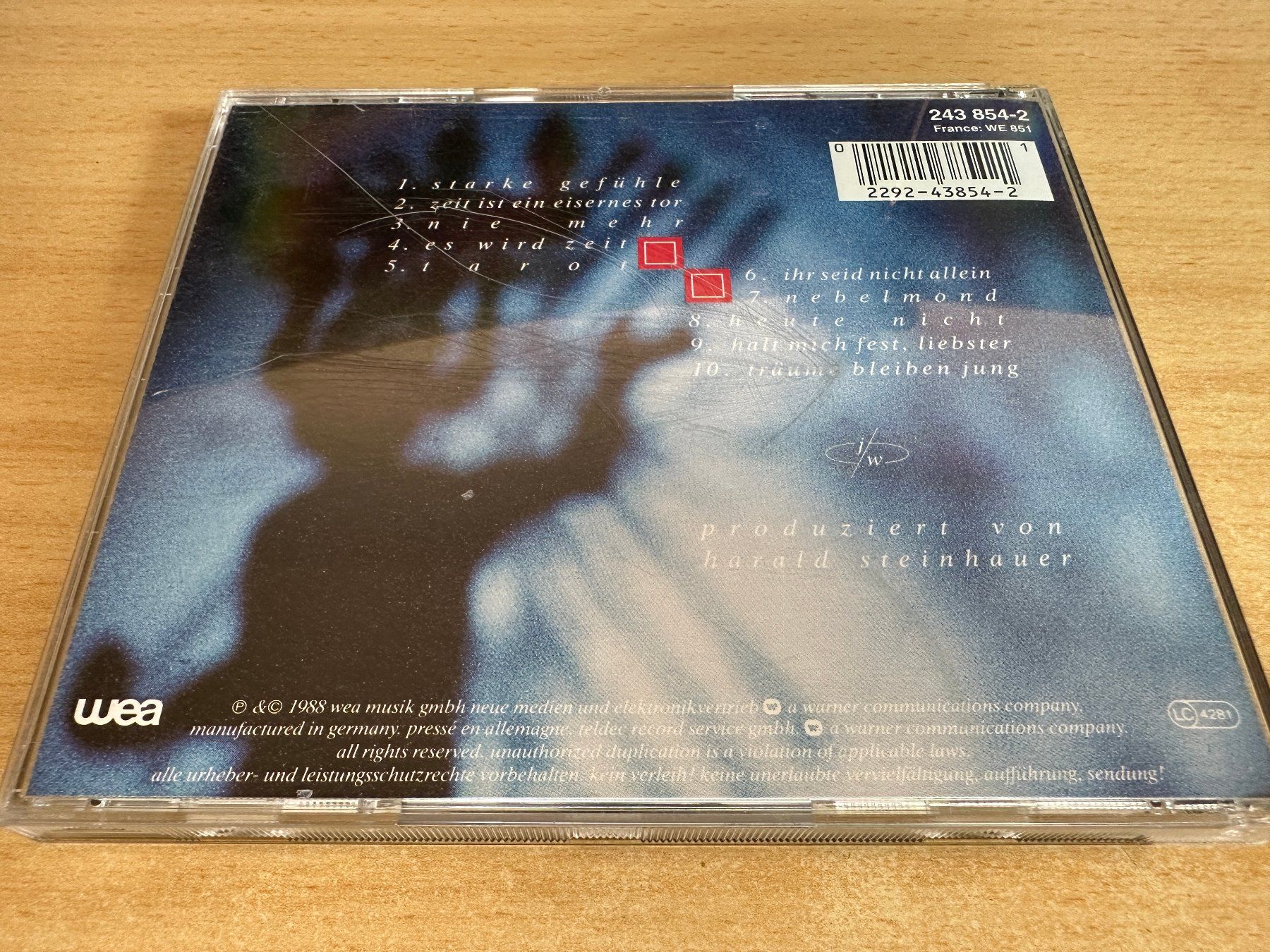 CD: R1 Juliane Werding – Tarot – Usato da Rikon im Tösstal venduto da Alpenmutz 1