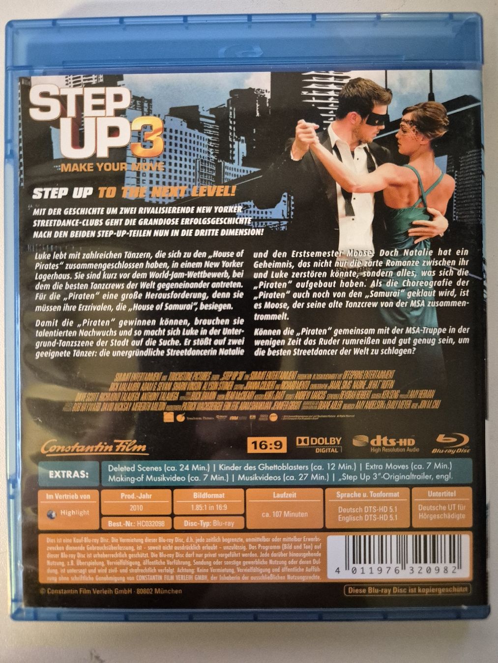 Tutti i DVDs: Step Up 3 - Make your move Blu-Ray – Usato da Lindau venduto da Hammy0740 1