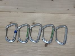 5 Kletterkarabiner Mammut gebraucht