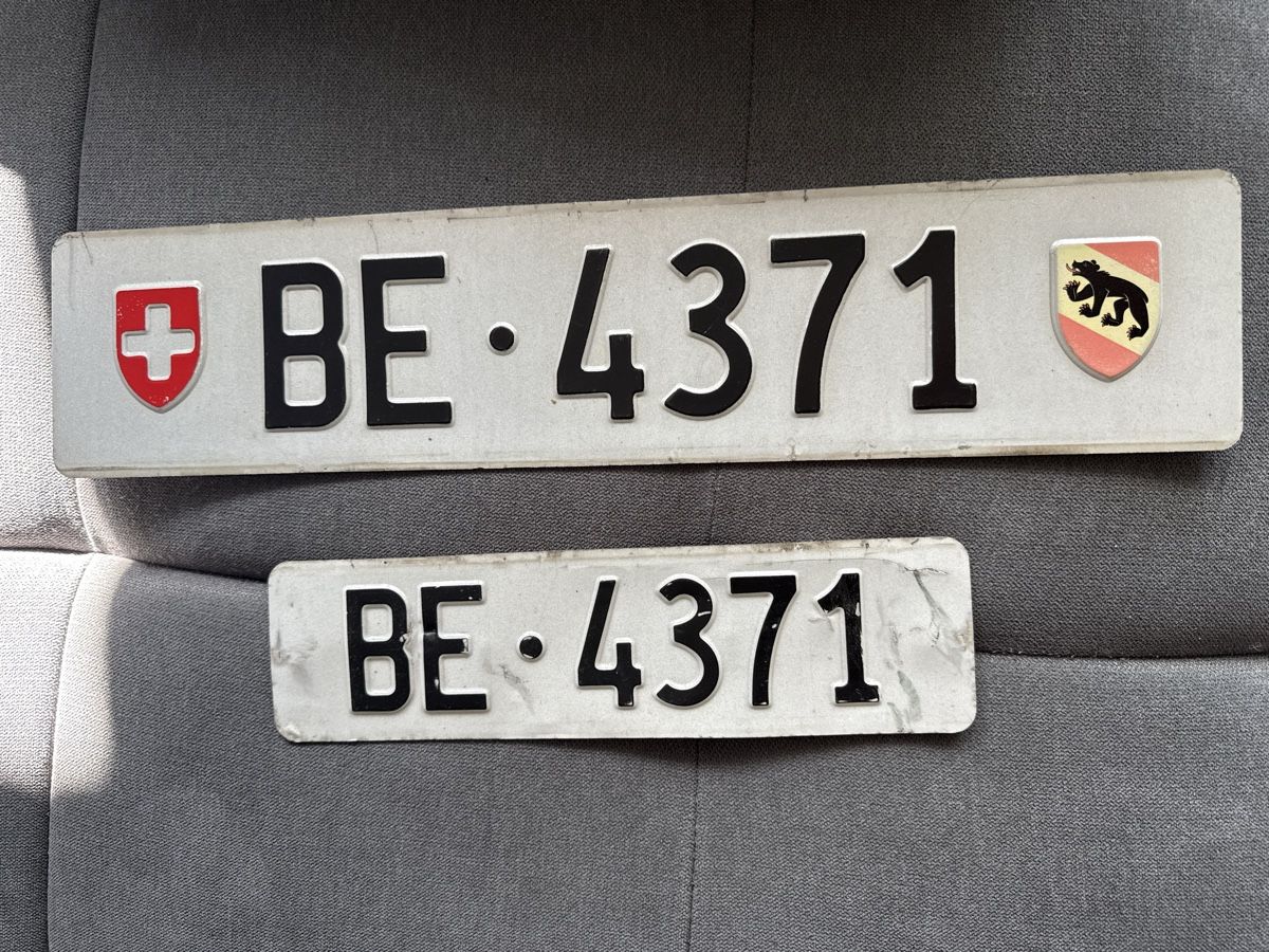 Ecriteaux: Nummernschild BE 4371 – D'occasion à Thun par iamdimij