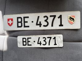 Nummernschild BE 4371