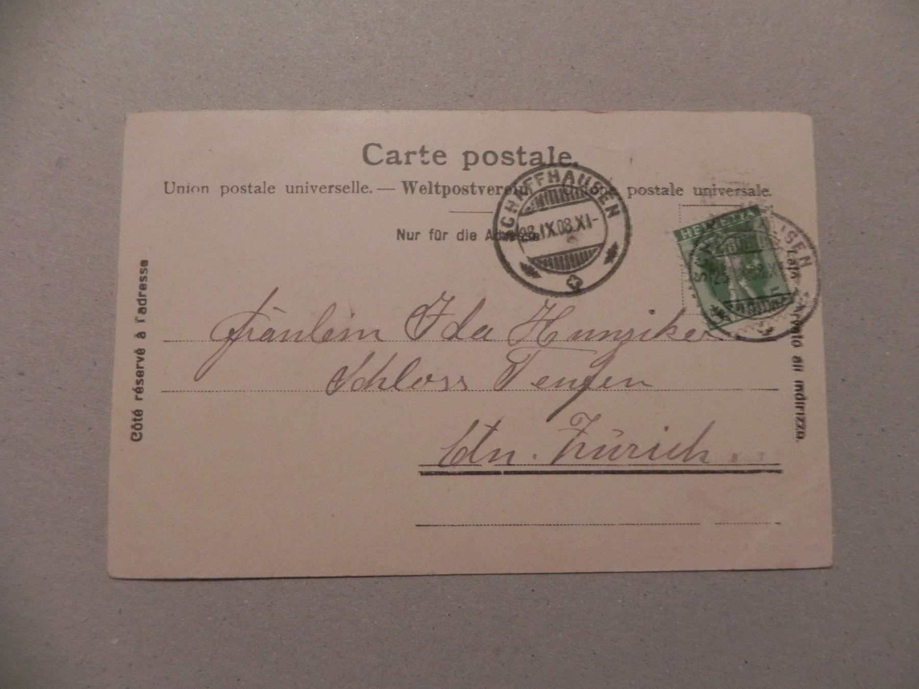 Ansichtskarten: Ansichtskarte Buchthalen SH 1908 – Gebraucht aus Siebnen von krimsie 1
