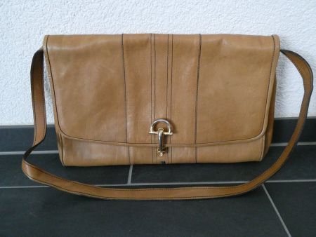 Vintage Handtasche Echtleder