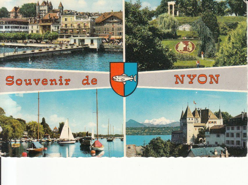 Ansichtskarten: Nyon 1972 – Gebraucht aus Bürglen TG von StampGraf