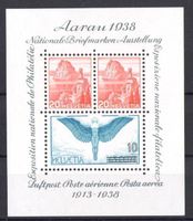 1938, W11** Block Aarau postfrisch (13746)