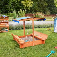 14789 Sandkasten Buddelkiste mit Dach