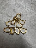 Fassung für Kristalle 10x14 mm / 10 Stück
