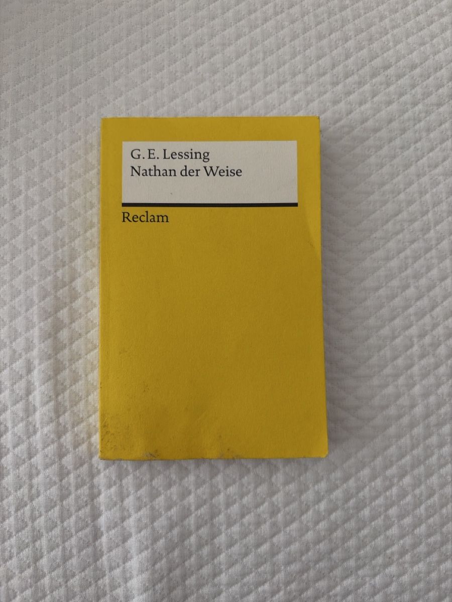 Libri: G.E Lessing, Nathan der Weise Reclam Buch – Usato da Buchs AG venduto da cla_k2f8