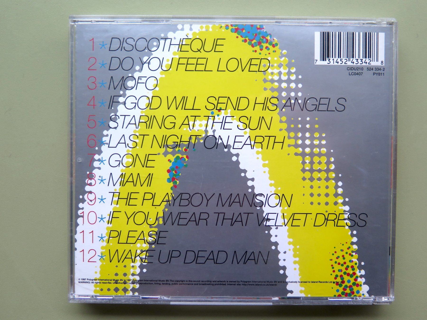 CDs: (p) CD U2: Pop, 1997 – Gebraucht aus Bern von Balzamico 1