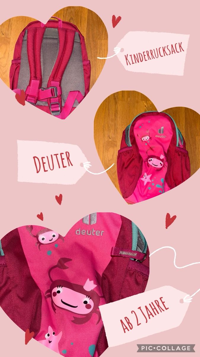 Borse & Zaini: Süsser Deuter Kinderrucksack ab 2 J. – Usato da Pfäffikon ZH venduto da Salibandy