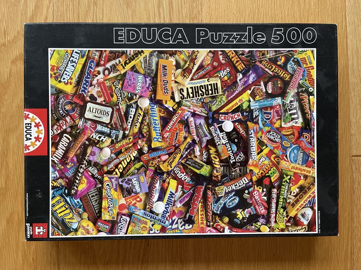 Educa Puzzle: Educa Puzzle 500 Teile Chocolate Bar – Usato da Glattfelden venduto da Schmoni18
