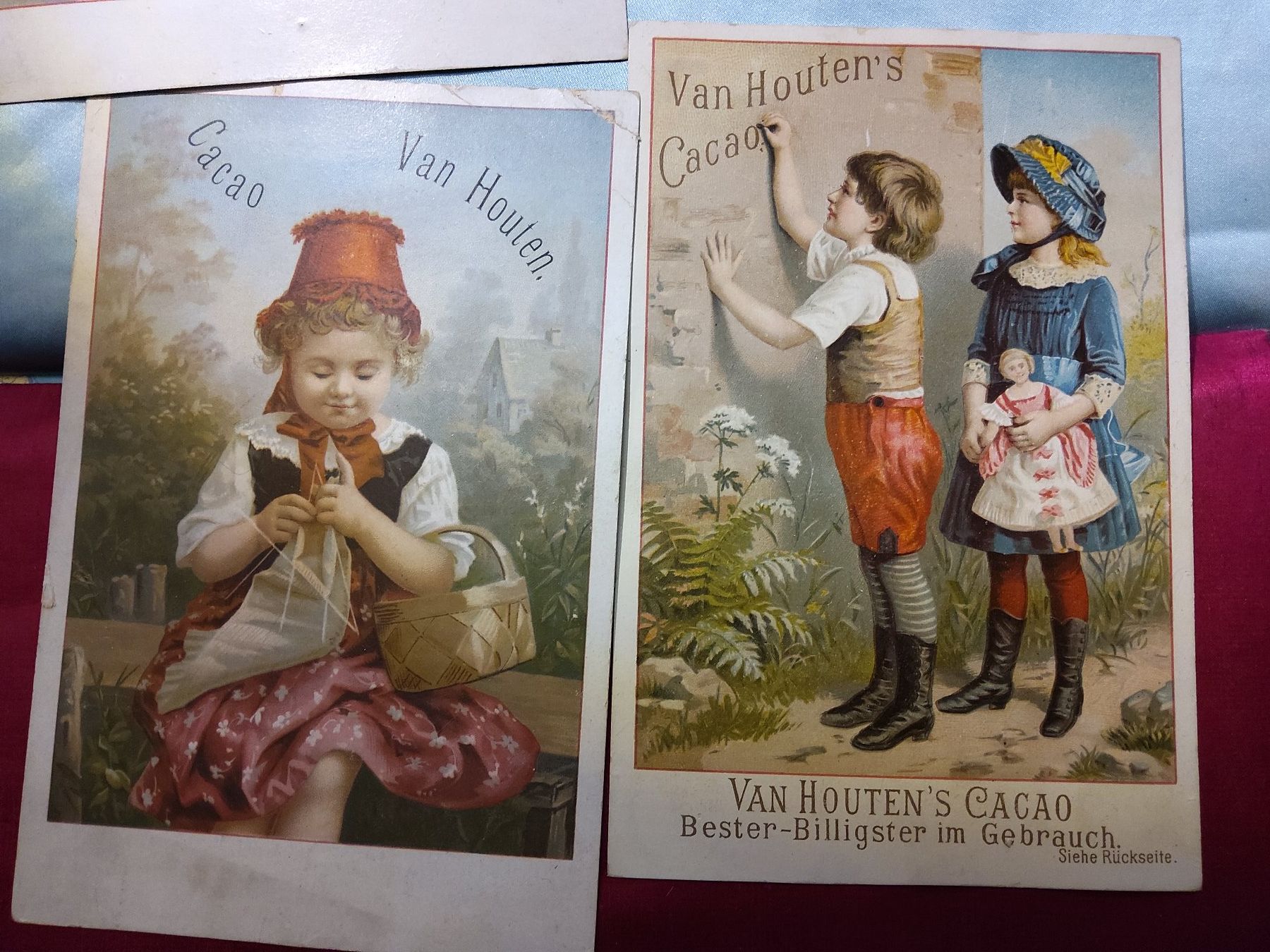 Cartoline postali: antike Werbung van Houten's Cacao – Usato da Bischofszell venduto da Joachim-115 1