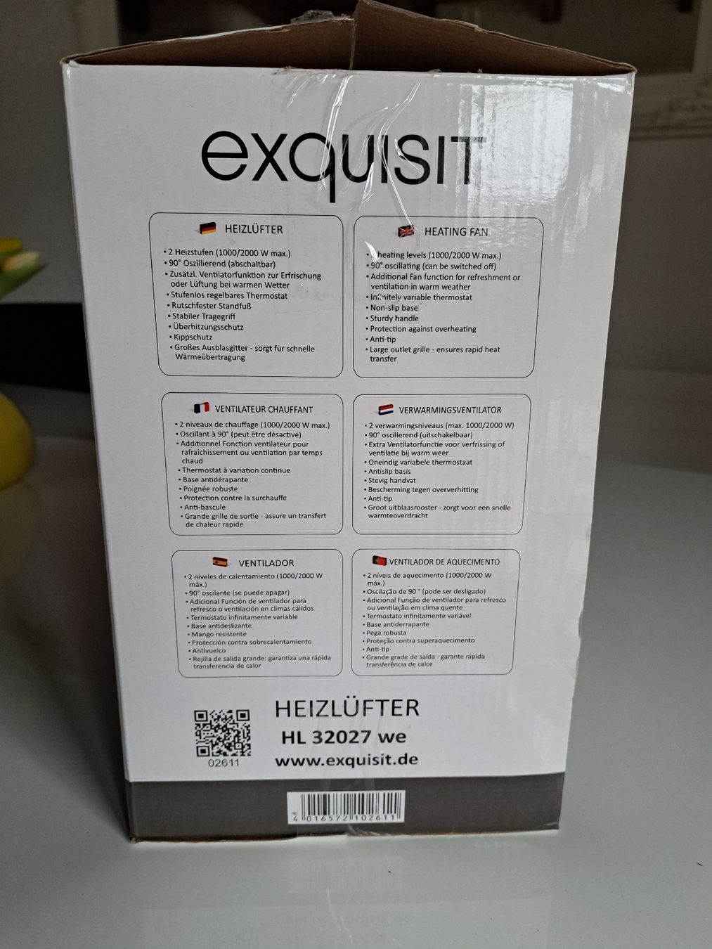 Radiatori: Heizlüfter 220V – Nuovo e nell'imballaggio originale da Seengen venduto da Allshop1 4
