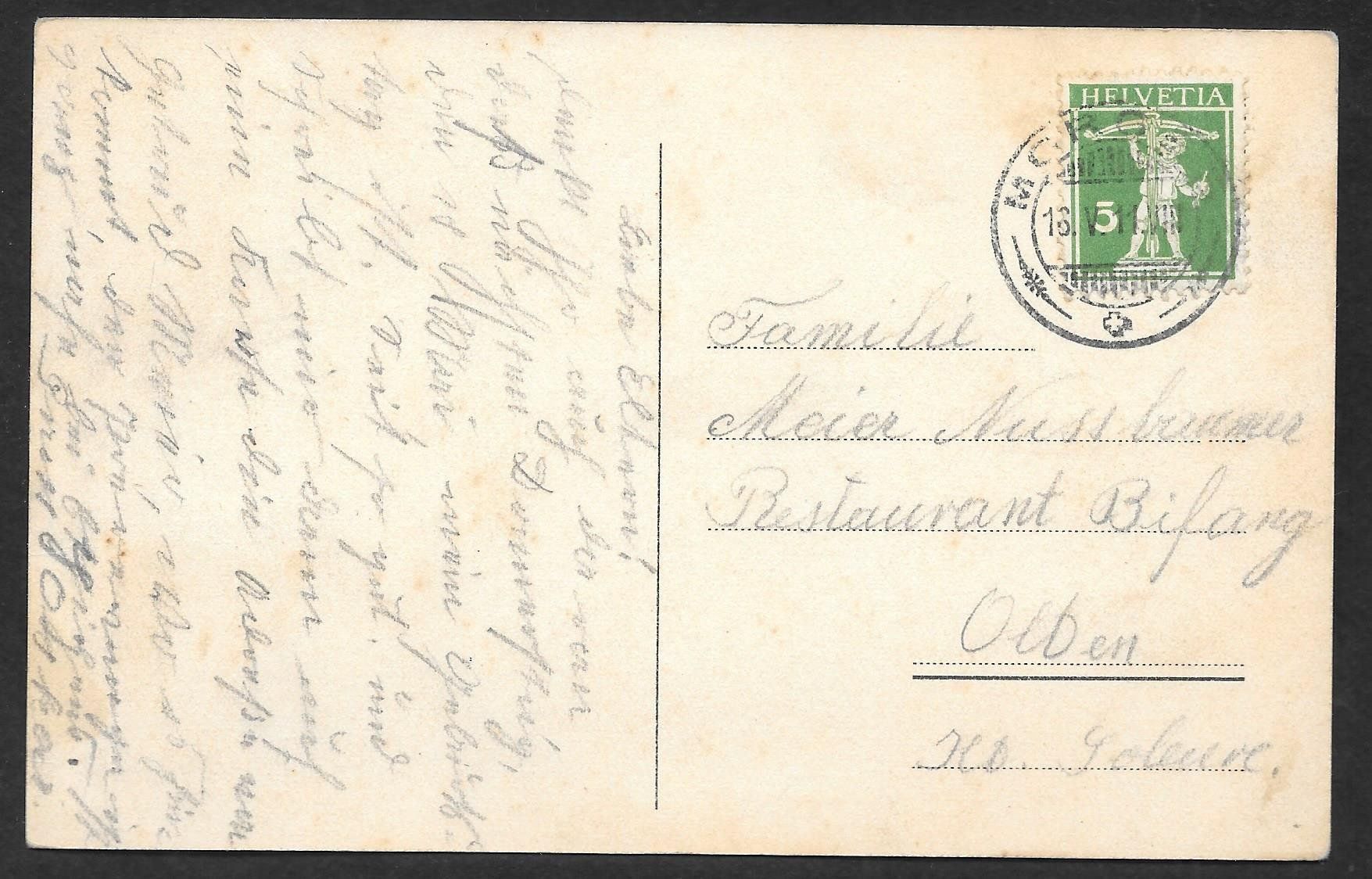 Cartoline postali: Echichens Strassenpartie belebt – Usato da Olten venduto da clotaldi 1