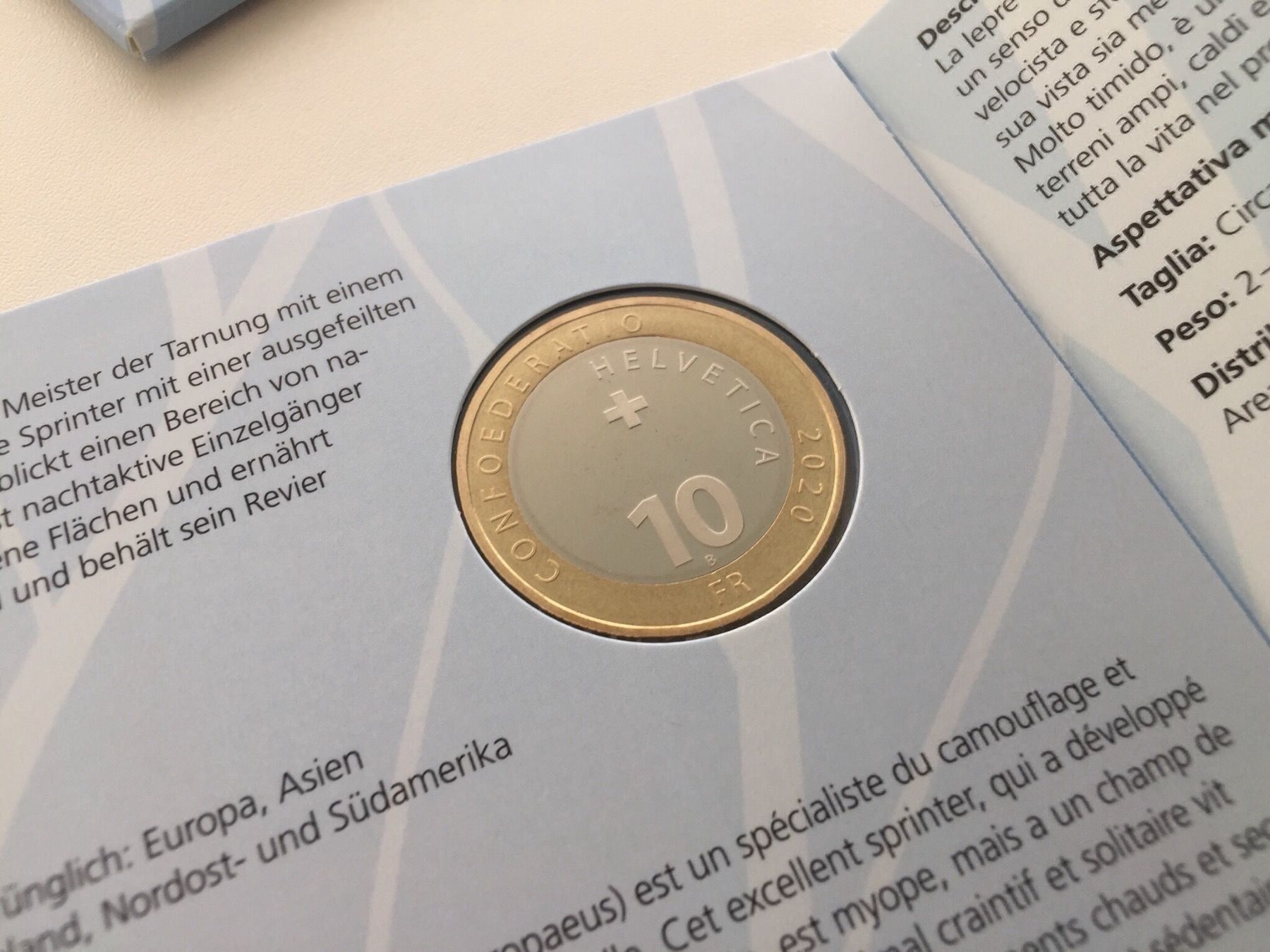 Tutti le monete: Hase 2020 Folder 10.- Auflage nur 1000 Stk. – Nuovo e nell'imballaggio originale da Müswangen venduto da buyin 4