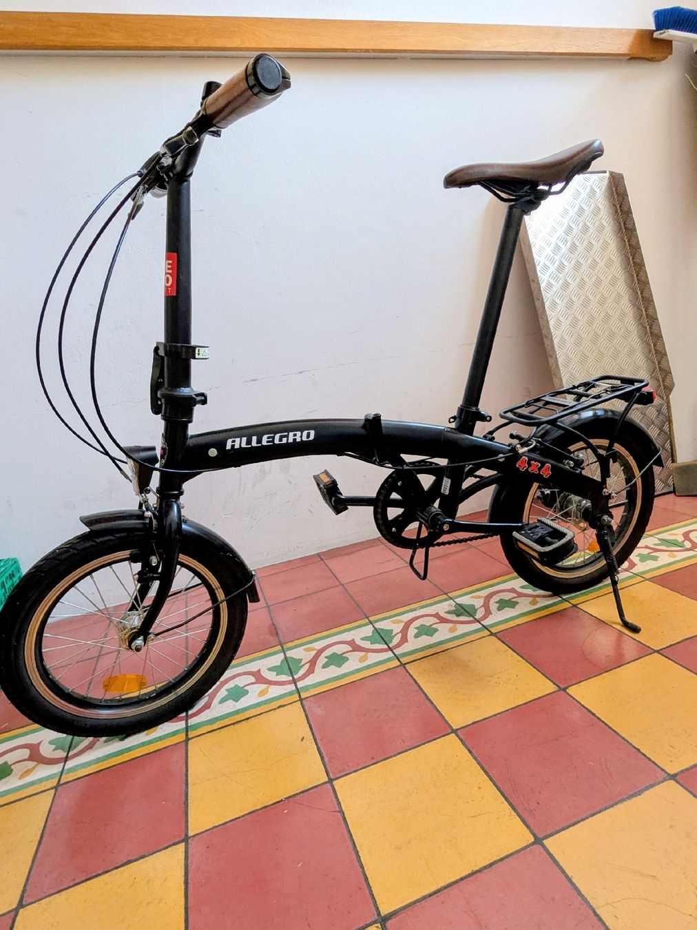 Biciclette: Klappvelo Allegro mit Ledersattel – Nuovo (secondo la descrizione) da Schaffhausen venduto da pemco