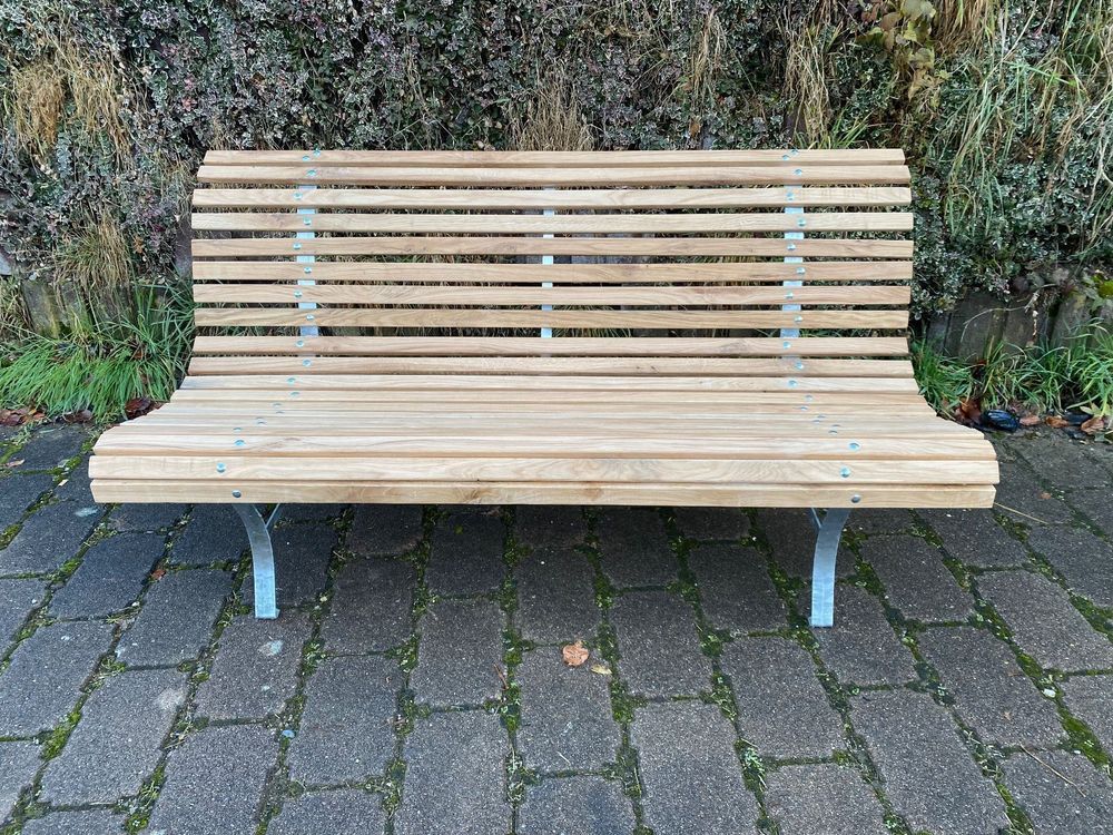 Geschwungene Gartenbank NEUE HOLZLATTEN Kaufen auf Ricardo