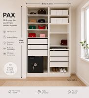 IKEA PAX Kleiderschrank weiss