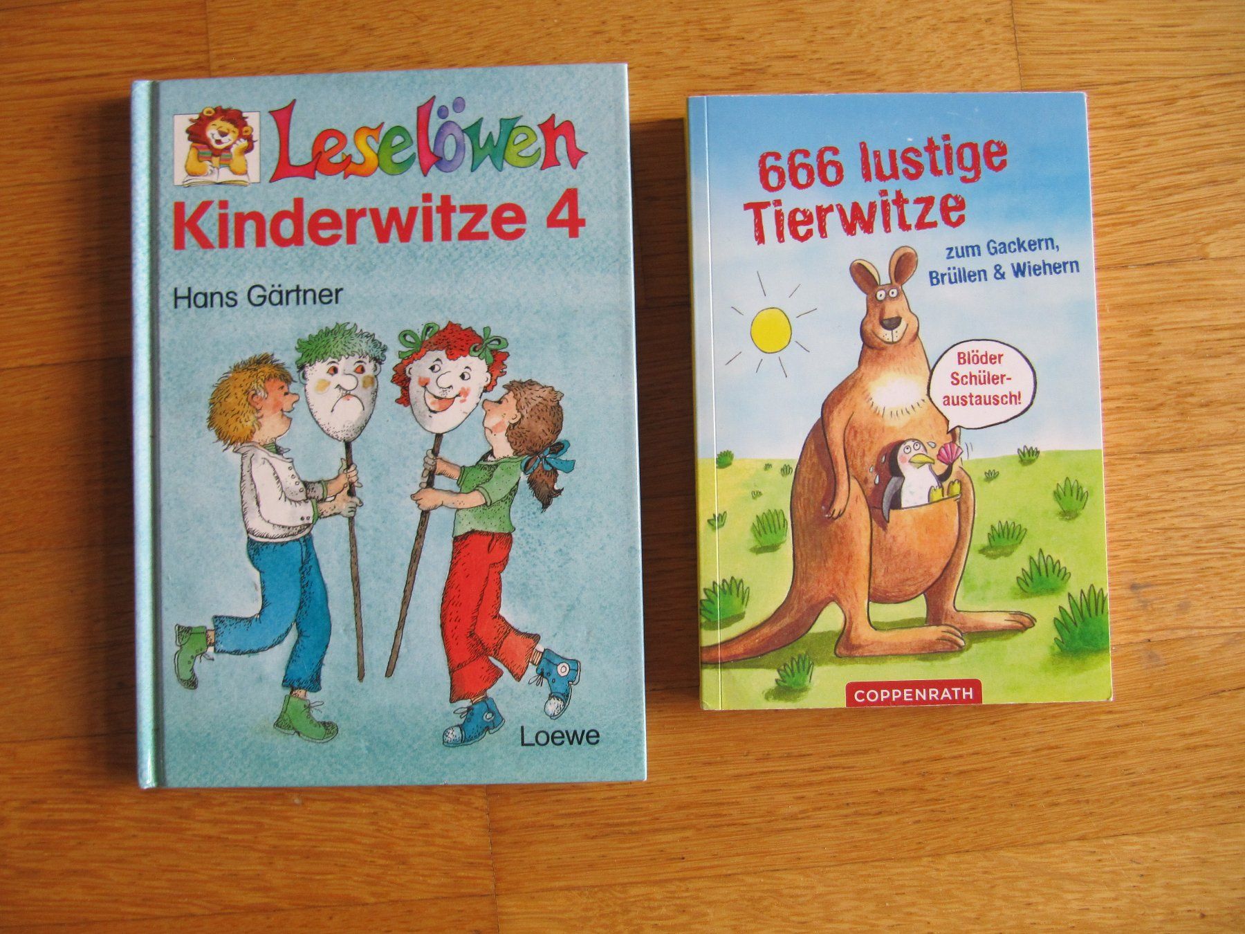 Libri: 2 Kinderbüch Leselöwen Kinderwitze 4 + Tierwitze – Usato da Würenlos venduto da AustralisZ