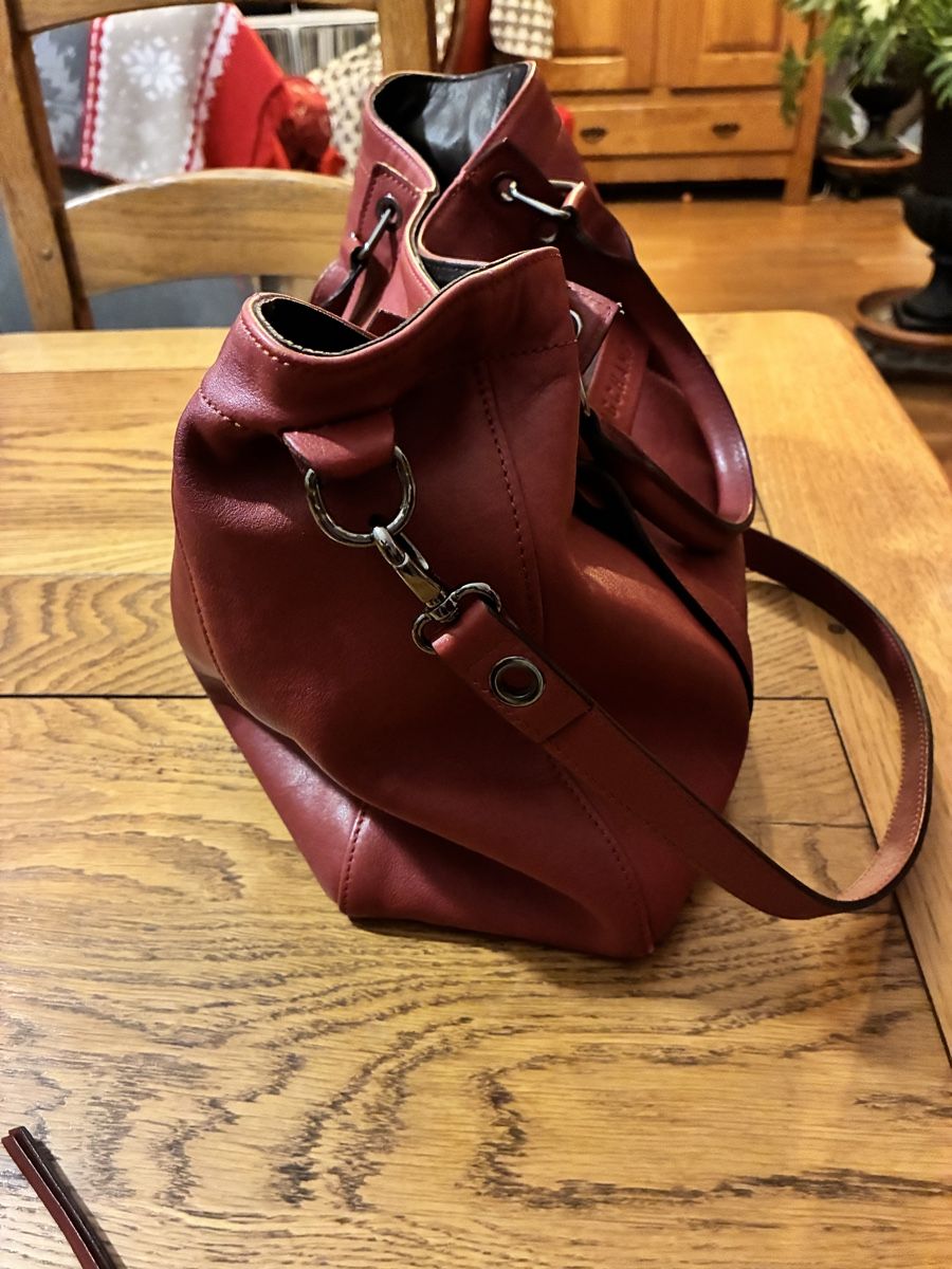 Longchamp Taschen für Damen: Sac et trousse en cuir Longchamp 3d – Gebraucht aus Vevey von zecollector 6