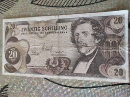 20 schilling autrichien 1967