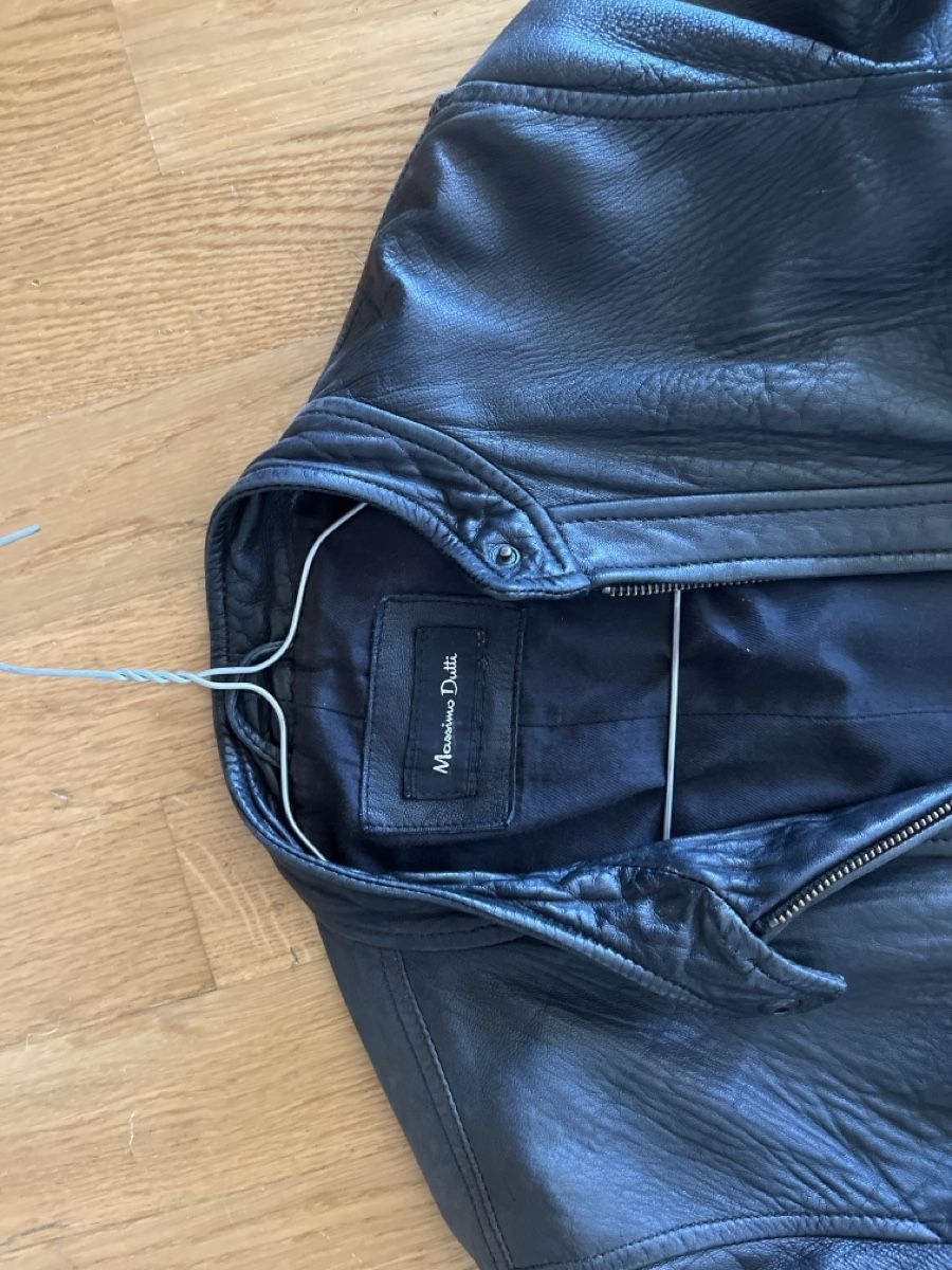 Massimo Dutti Giacche: Damen Lederjacke Massimo Dutti schwarz – Usato da Zürich venduto da barbe75 4