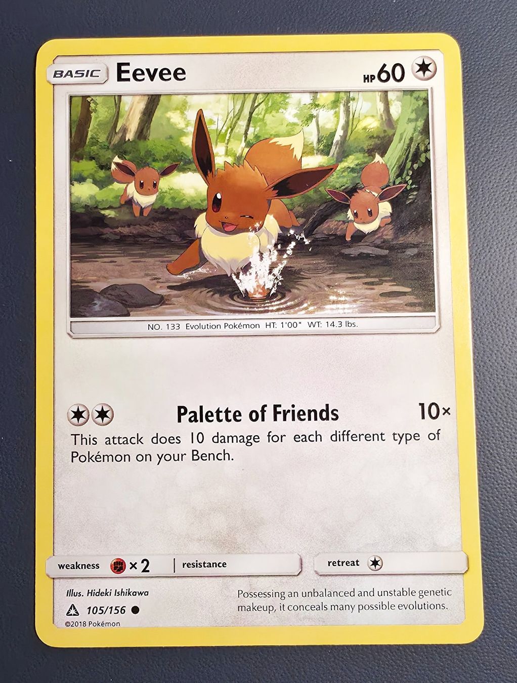 Pokémon Carte collezionabili: Eevee - 105/156 [C] - Pokémon – Nuovo (secondo la descrizione) da Zürich venduto da StickerPatron