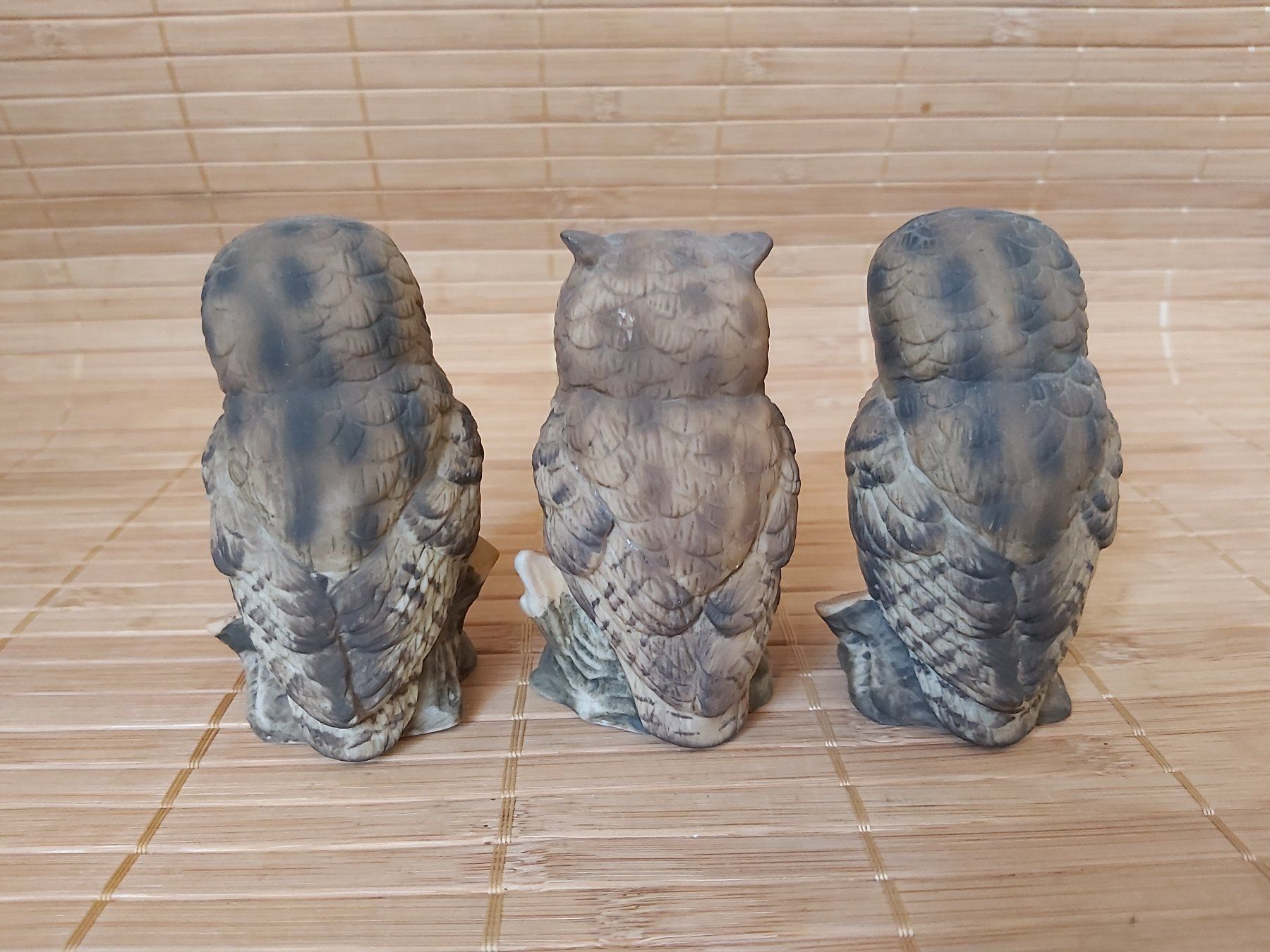 Figuren: Versand möglich! 3 Eulen, Uhu, Kauz, Noritake – Gebraucht aus Winterthur von Goldpipau 2