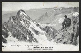 CP Chocolat Klaus n. 11 : Les Aiguilles Rouges (1920s)