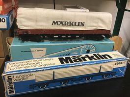 Märklin H0 - 2 Güterwagen mit OVP 4665 / 4517