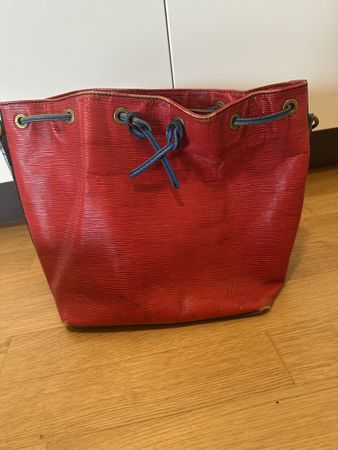 Louis Vuitton Noé Epi Bicolor Rot/Blau – Vintage – Original
