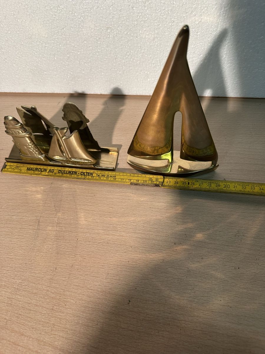 Tutte le decorazioni: Lot de 2 objets décoratifs en laiton – Usato da Lausanne venduto da artnouveau04 1