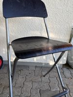 3x Klappbarer Barhocker aus Holz und Metall, Top Zustand!