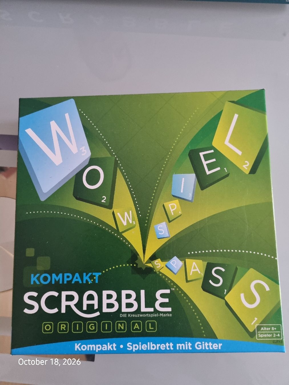 Mattel Spiele: Scrabble Kompakt – Gebraucht aus Reinach AG von redem01