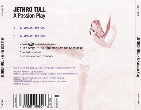 CD: Jethro Tull – Nuovo (secondo la descrizione) da Aeschi SO venduto da Stones55 1