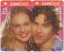 LoveCard - seltenes Telefonkarten Puzzle aus Tschechien