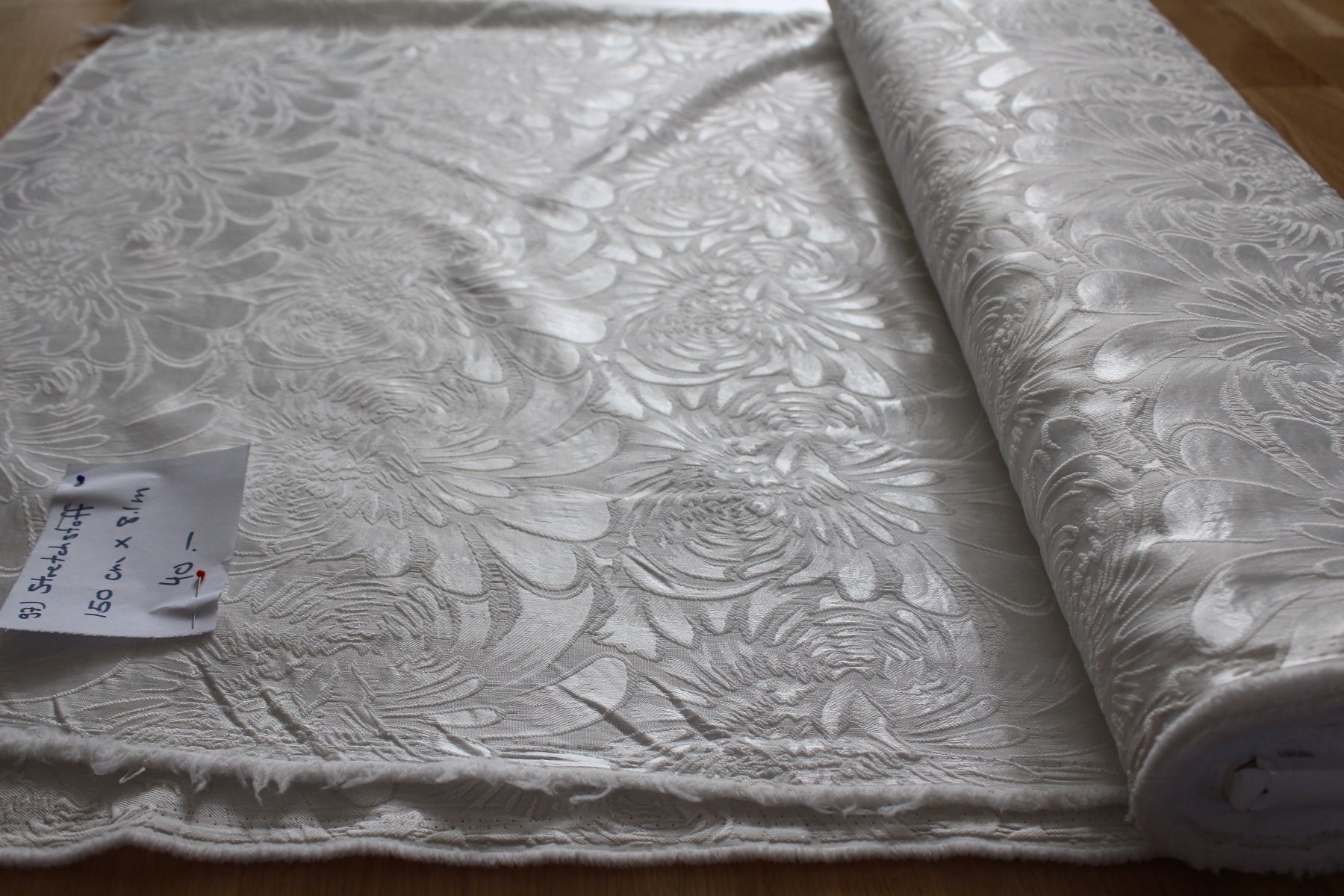 Stoffe: Stretch Polyester weiss – Neu (gemäss Beschreibung) aus Zürich von yvo_9d6l 2