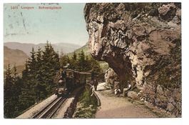 Lungern (OW) Schneidgütsch - Dampfzug - Zahnrad - 1910