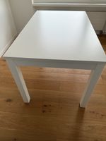Verlängerbarer Esstisch, Tisch, Küchentisch, Weiss