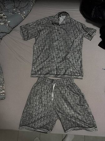 Completo estivo Dior Oblique (Camicia + Bermuda)  Taglia S