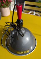 Vintage Smith-Victor Lampe, langes Kabel mit Kippschalter