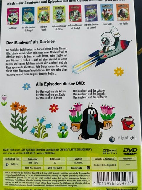 Der Maulwurf und seine Abenteuer als Gärtner DVD Kaufen auf Ricardo