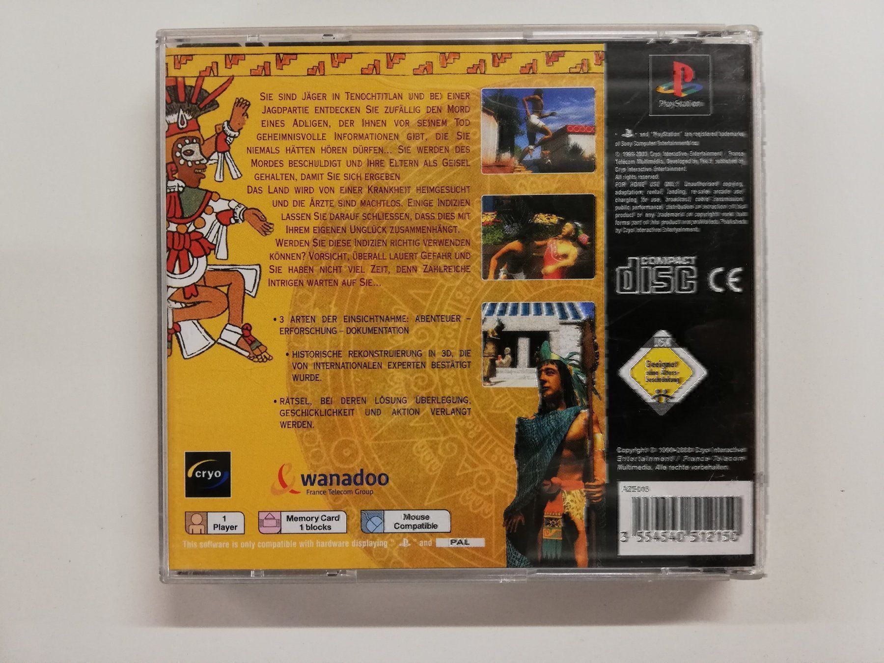 Sony Giochi: Der Fluch der Azteken / Sony PS1 PSX – Usato da St. Gallen venduto da zorro_dc 1