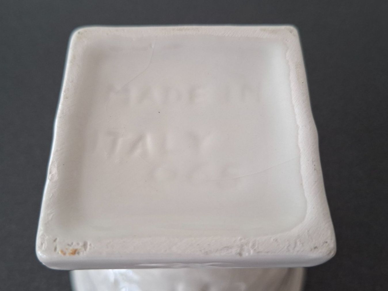 Vasi per fiori: Blumentöpfchen Keramik weiss Alt – Usato da Gattikon venduto da jeansgli 2