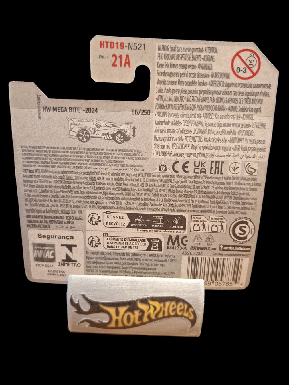 Hot Wheels Modellini d'auto: Hot Wheels HW Mega Bite 2024 Hotweiler 3/5 S – Nuovo e nell'imballaggio originale da Adlikon venduto da Mmartin0 1
