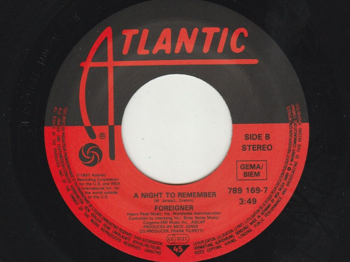 Dischi in vinile: Foreigner - Say you will 7" Vinyl 1987 – Usato da Tübach venduto da JamesStone 5
