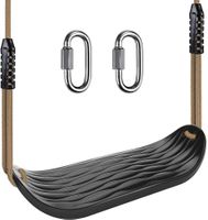 Robustes Schaukel Outdoor Garten Schaukel Schwarz