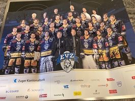 Ev Zug Autogramm Poster Signiert Saison 2016/17